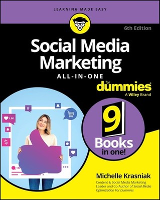 Social Media Marketing All-In-One for Dummies Paperback by Michelle Krasniak