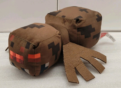 Minecraft braune Spinne weiches Plüschtier offiziell Original 10 Zoll Mojang 2022
