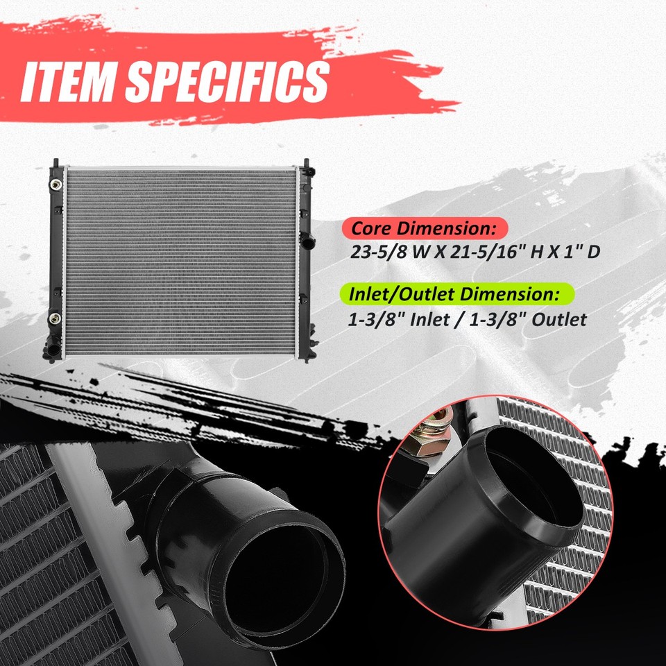 Top Street King Full Aluminum Radiator – OE Style For Honda HR-V AT 2016-2022 (1 Row)