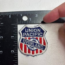Vtg Kinda Rough UNION PACIFIC OVERLAND ROUTE Patch (Railroad Train Related) O65N