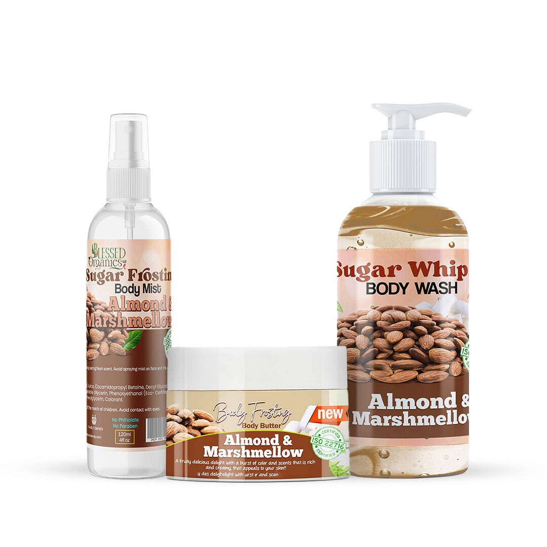 Best Almond & Marshmallow Body Wash | Blessedorganicsbeauty