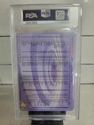 2002 Pokemon Legendary Collection Mewtwo Reverse Holo Box Topper