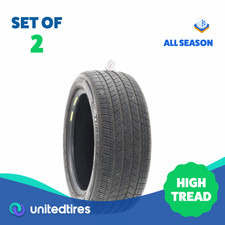 Set Of 2 Used 22550r17 Bridgestone Turanza Quiet Track 94v - 832 Set Of 2 Used 22550r17 Bridgestone Turanza Quiet Track 94v - 832