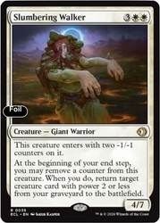 Slumbering Walker - Lorwyn Eclipsed - Foil - Rare
