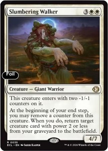 Slumbering Walker - Lorwyn Eclipsed - Foil - Rare