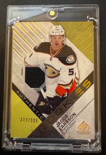 2016-17 SP Game Used - Authentic Rookies Jacob Larsson #114 Gold Material 277/39
