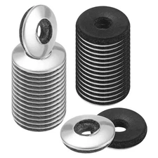 100-Pack Bonded Sealing Rubber Washers, #8 x 1/2"OD Neoprene Washer Gasket