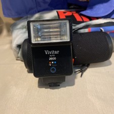 Vivitar Auto Thyristor 2600-D Shoe Mount Film Camera Flash