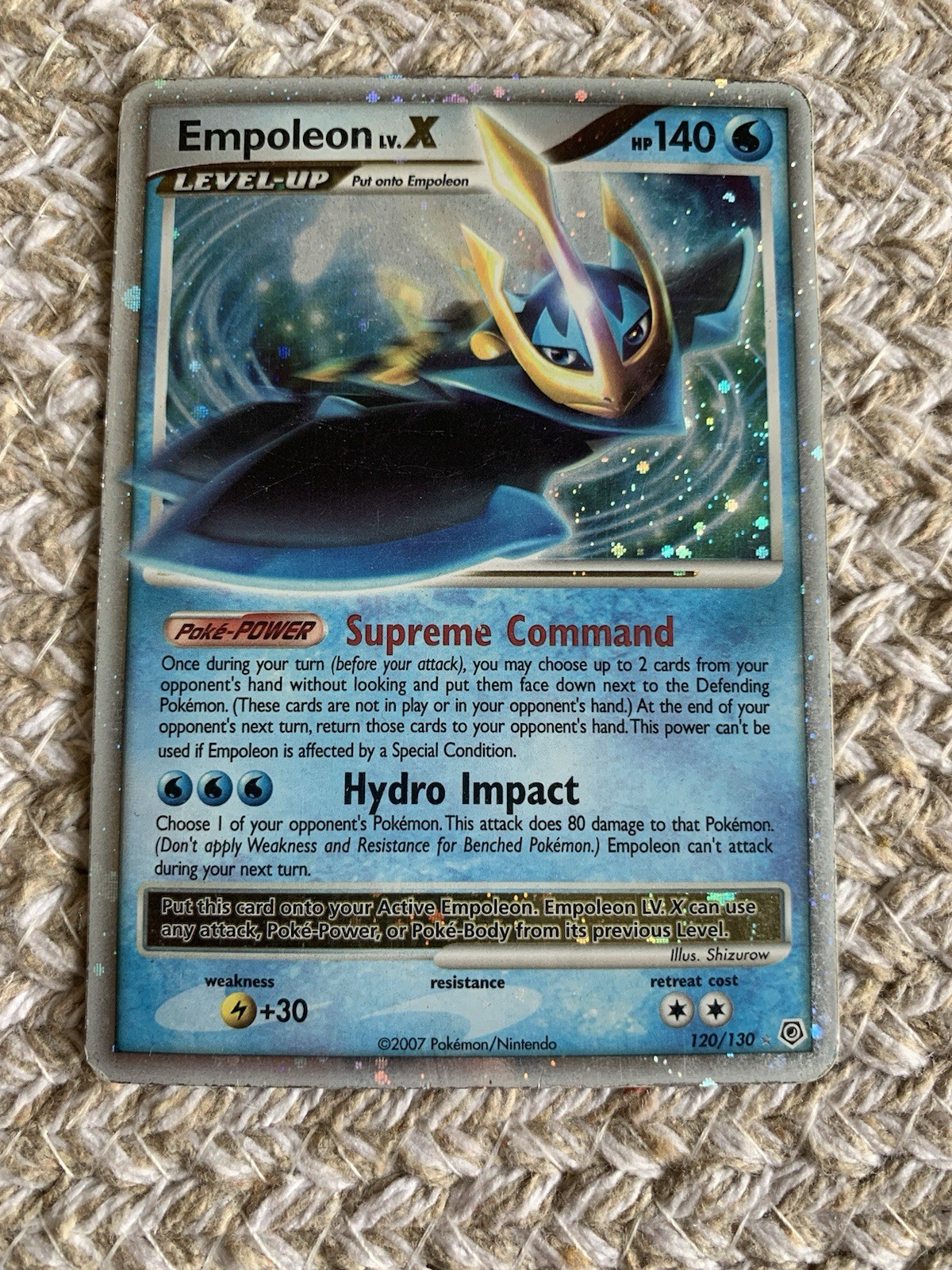 Empoleon LV.X 120/130 Diamond and Pearl Holo