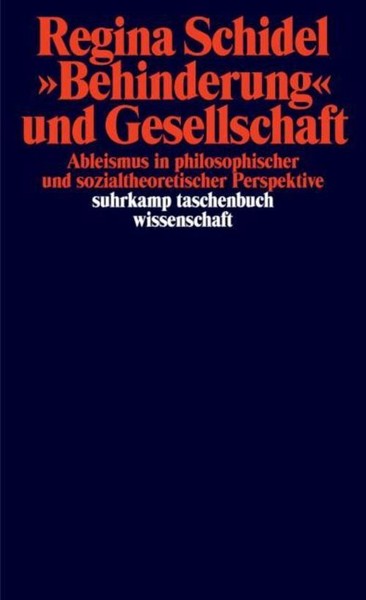 'Behinderung' Und Gesellschaft Regina Schidel-image