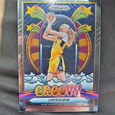 Panini 2025 Prizm WNBA Cameron Brink Los Angeles Sparks Groovy RARE, Insert #2