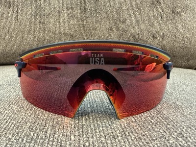 New Oakley Encoder Strike Vented Team USA Prizm Road Iridium Sunglasses