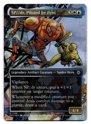 SP//dr, Piloted by Peni - Borderless Foil - Marvel's Spider-Man #199
