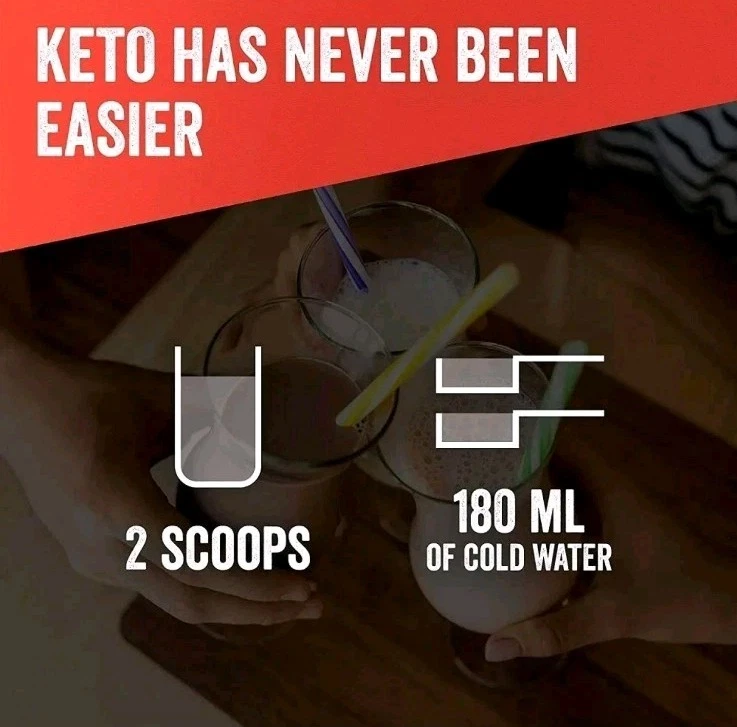 SlimFast Advanced Keto Fuel Shake Creamy Vanilla, 320g - Best Before 31/08/2025 - Image 3 of 3