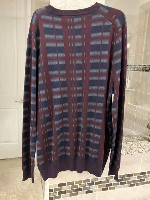 NWT - Perry Ellis Men's Cotton/Wool Blend Sweater, size XLT - Image 3 of 4