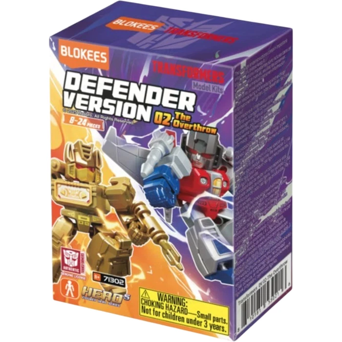 Transformers by Blokees Defender Version 2 Action Figure Blind Box Sealed - Image 3 of 4