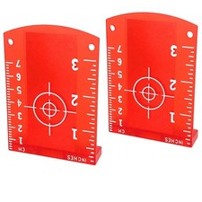 Laser Targets, 2 pcs Magnetic Floor Target Card Plate for Red 