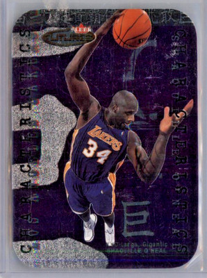 2000-01 Fleer Futures Characteristics Shaquille O'Neal #10C LOS ANGELES LAKERS