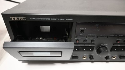 TEAC W-890R Double Auto Reverse Cassette Deck w/ Remote Control | eBay