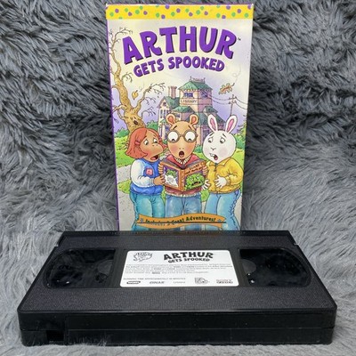 Arthur Gets Spooked VHS Tape 2003 PBS Kids Halloween Spooky 3 Episodes RARE
