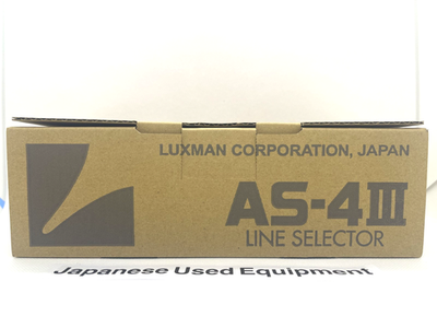 Luxman AS-4III Line Selector for sale online | eBay
