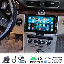 Autoradio DAB+ 64G Android 15 GPS FM CarPlay per VW Passat B7 CC Magotan GPS KAM