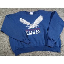 Vtg Mary Washington College Sweatshirt Large Healthknit Eagles Crewneck 80s