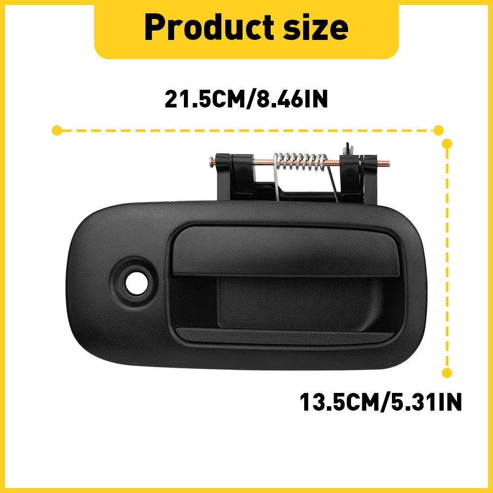 For 96-09 Chevy GMC Van Outside Outer Exterior Sliding Door Handle Cargo Right thumbnail 5