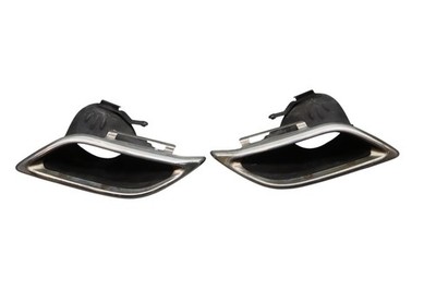 07-09 Lexus LS460 Rear Right & Left Side Exhaust Tail Pipe Tip Set Oem