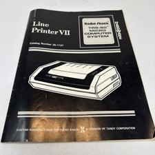 Radio Shack TRS-80 Line Printer VII 26-1167 Manual