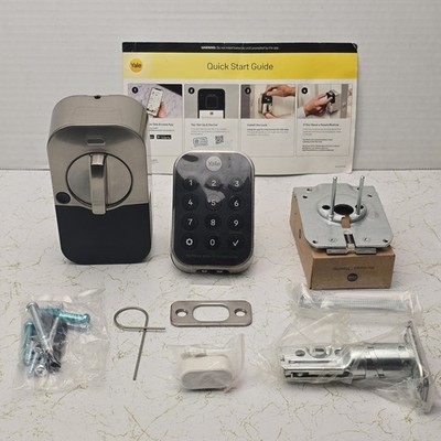 Yale Assure Lock 2 Deadbolt Satin Nickel Keyless Entry, YRD430 Bluetooth N.O.B.