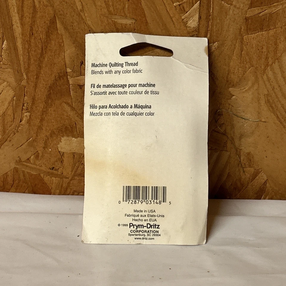 Dritz ~ (3148) - .004 Machine Quilting Thread - Clear, 1500 yd 7e - Image 3 of 3