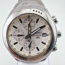 SEIKO MX 7T62-0A40 Chronograph Titanium Watch Date Alarm Quartz Men's From Japan