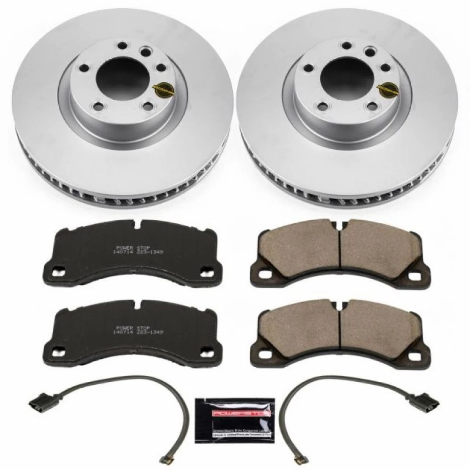 Power Stop Brake Kit For Volkswagen Touareg 2011-2015 Front | Evolution Coated - Image 2 of 4