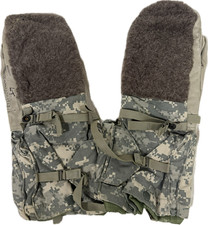 US Military Mittens Arctic Extreme Cold Weather Gloves With Liners Fur ACU LARGE