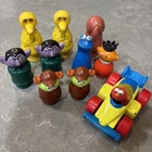 Vintage 1970S Sesame Street Little People Lot Of 10