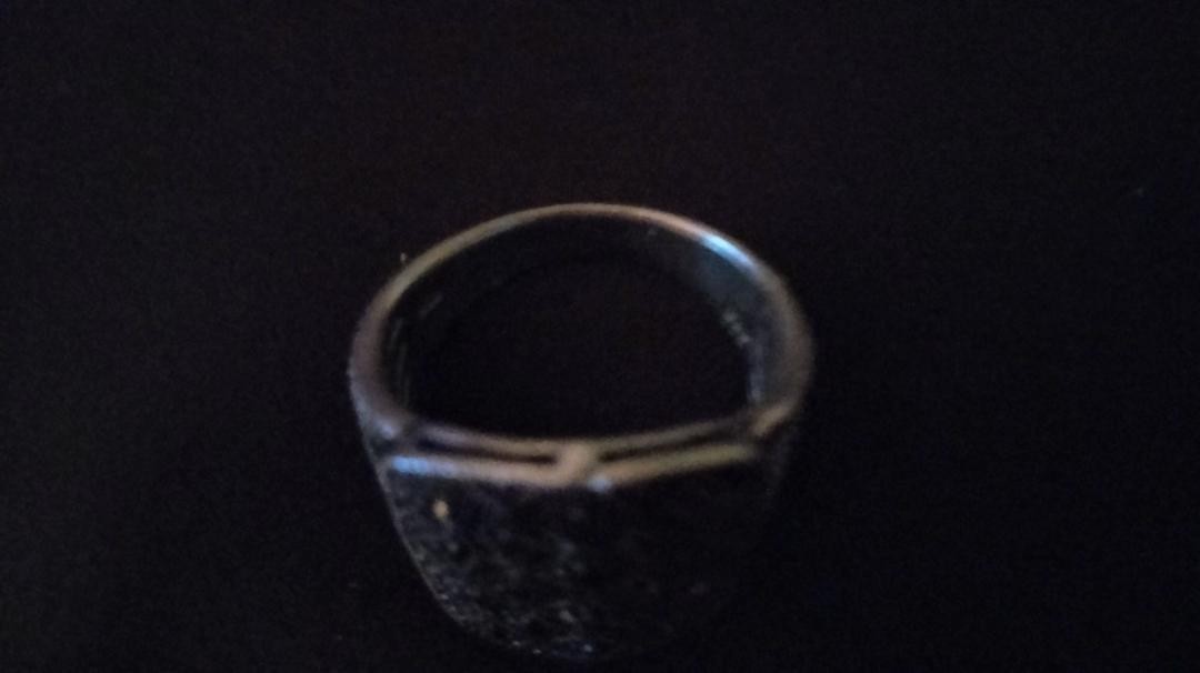 Antiques sterling silver statement ring vintage r… - image 5