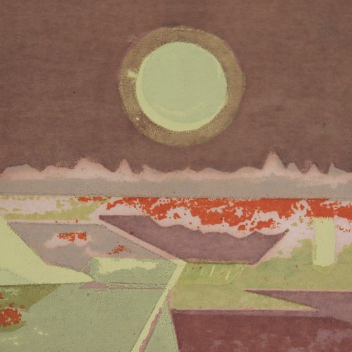 1940s Marion Osborn Cunningham Silkscreen San Joaquin Valley Farmland California - Picture 18 of 22