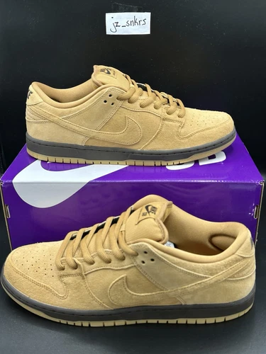 Nike SB Dunk Low Wheat Mocha Size 11 BQ6817-204 NEW WITH BOX