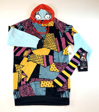 Disney Nightmare Before Christmas Fleece Long Pajama Top with Matching Socks NWT