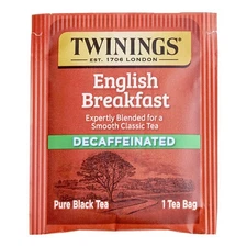 Twinings English Breakfast Decaffeinated Tea Bags (select quantity supply)