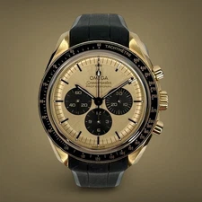 OMEGA Speedmaster Moonwatch 310.62.42.50.99.001 - Moonshine Gold - Complete Set