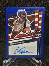 2026 PANINI STARS AND STRIPES CADEN BORCHERDING BLUE 11/49 AUTO TEAM USA