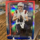 2025 Topps Chrome - Drake Maye #207 Red White & Blue Refractor 🔴⚪️🔵
