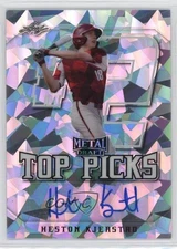 2020 Leaf Metal Draft Top Picks Silver Crystals Heston Kjerstad #TP-HK1 Auto