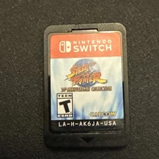 Nintendo Switch Street Fighter 30th Anniversary Coll. Cart. Only/Tested/Working