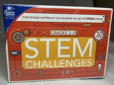 Stem Challenges Learning Card Game Grade 2-5 Homeschool Mobile Learning Fun NEW
