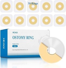 Heagi 4 Mm Moldable Ostomy Rings Colostomy Bags Sting-Free 30PCS F10Q Common Use