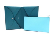 NUOVA BORSA A TRACOLLA HERMES CALVI IN PELLE VERDE EPSOM FOSFORO...