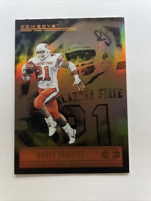 2022 Panini Chronicles Bronze Illusions Barry Sanders 20 Nr.-Mt. Ungraded.